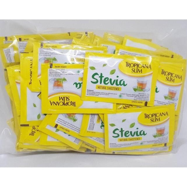 Gula Slim Stevia Isi 100 Sachet