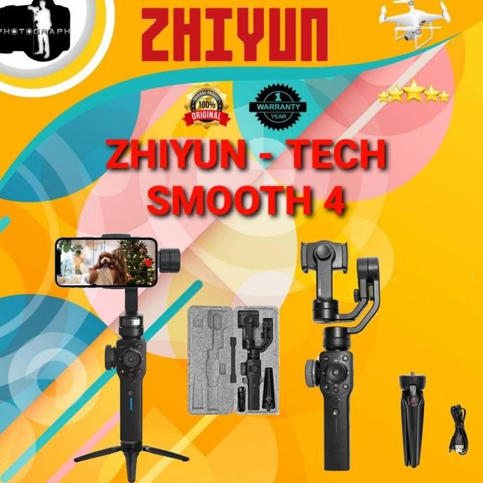 Gimbal Zhiyun Tech Smooth 4 / Gimbal Smartphone Zhiyun Smooth 4 Original