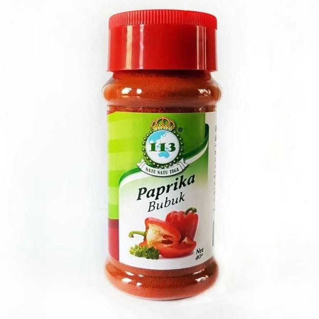 

Bumbu 113 Paprika Bubuk Powder Ground Paprika Bumbu Tabur Botol 40 Gra