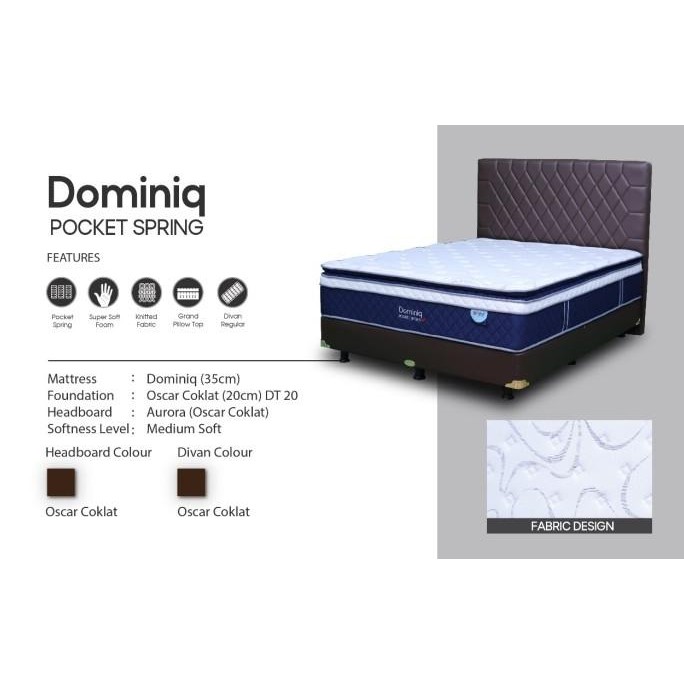Springbed CENTRAL - Multibed - Spring Bed 2 in 1 - Deluxe - Dominiq