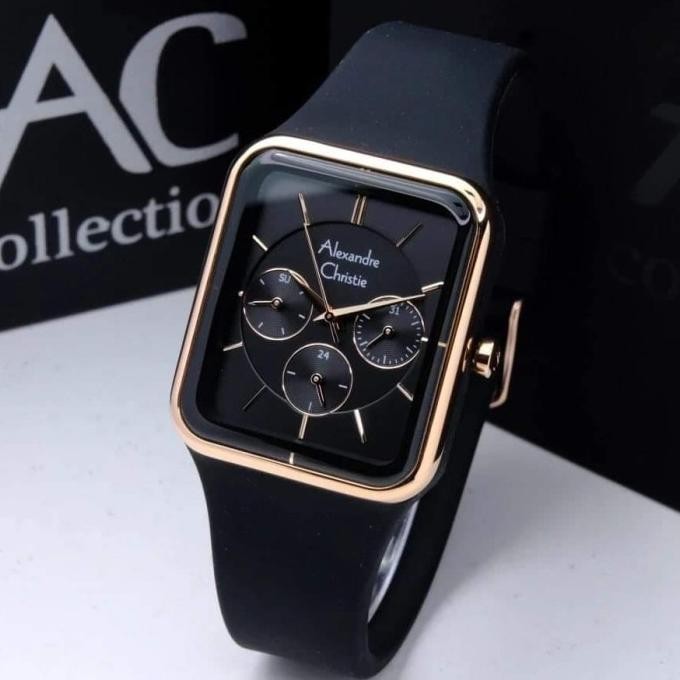 ALEXANDRE CHRISTIE AC2744BF AC 2744 BF BLACK RG JAM TANGAN WANITA