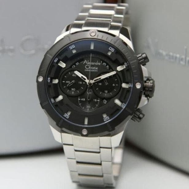 ALEXANDRE CHRISTIE AC6529 AC 6529 Chronograph Silver jam Pria Original