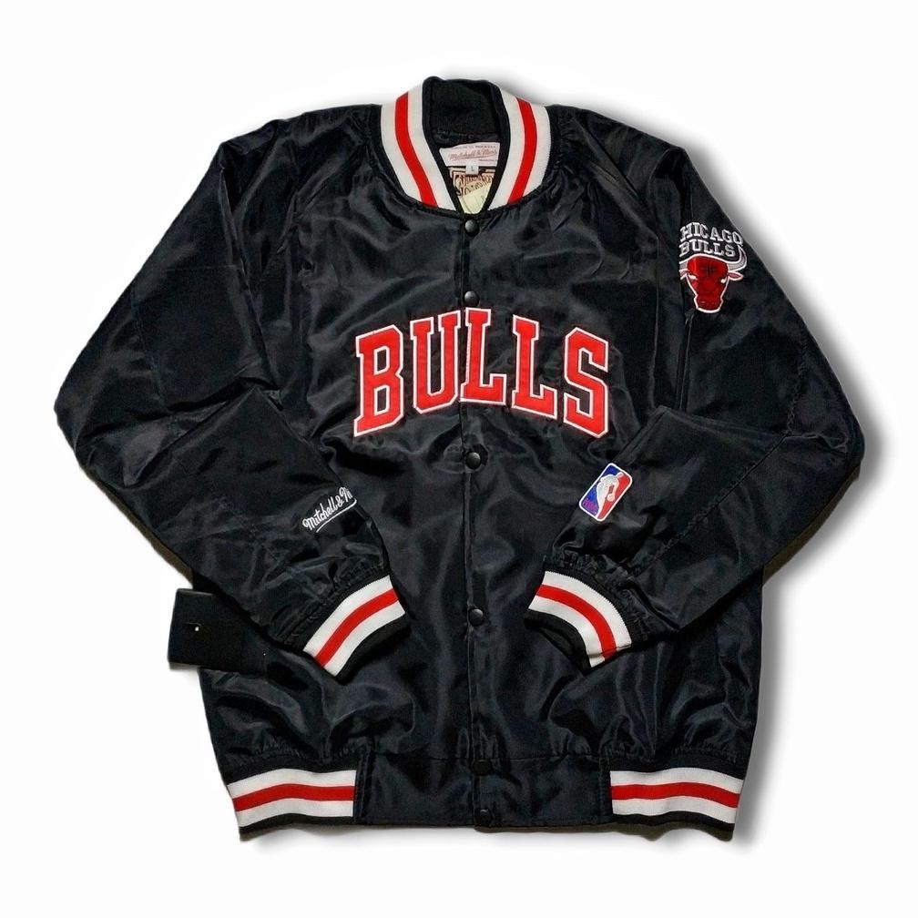 Jaket Varsity Modern Keren Bulls Path Bordir Premium Chicago Pria Varsiy Bulls