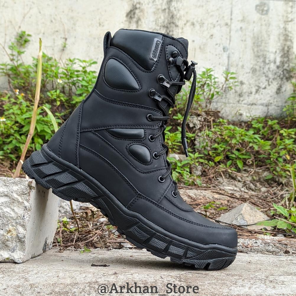 Sepatu Polisi Pdl Pdh Satpam Satpol Pp Tni Au Ad Al Polri Security 2022 Safety B00Ts Ujung Besi Pria