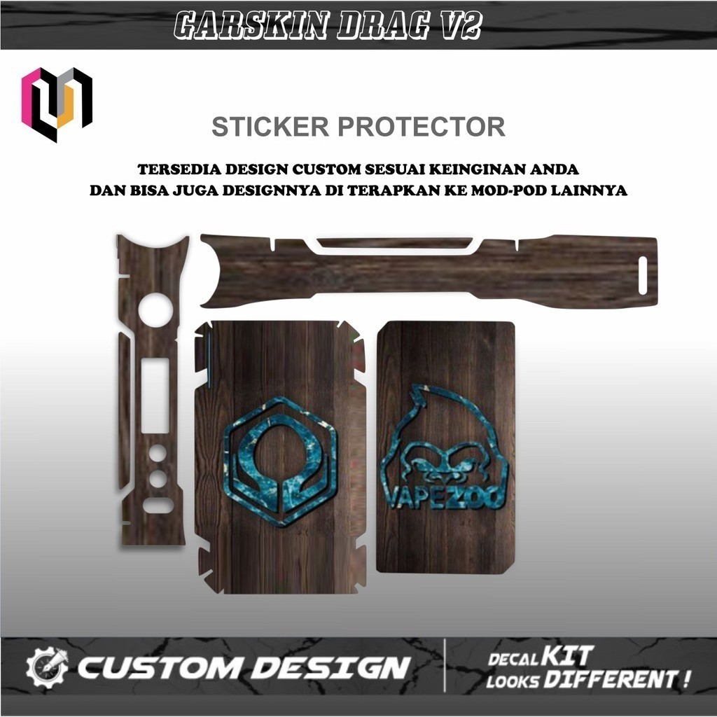 

Wrap* Drag V2 Req Wrap Skin Stiker Garksin CUSTOM Gratis (2pcs)