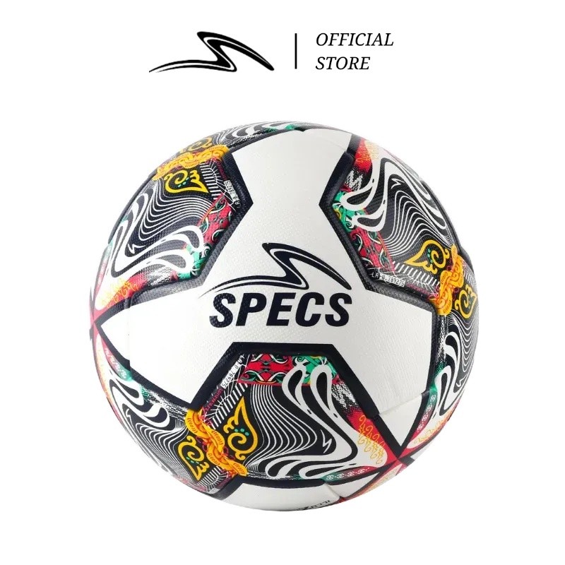 SPECS ILLUZION II MADA FOOTBALL MATCH BALL FIFA SEPAK BOLA ) SIZE 5 -  APPROVED WHITE LOTUS RED 9048