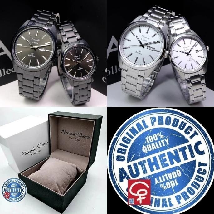 ALEXANDRE CHRISTIE AC1025 AC 1025 JAM TANGAN COUPLE / PASANGAN ORIGINAL GARANSI RESMI 1TAHUN