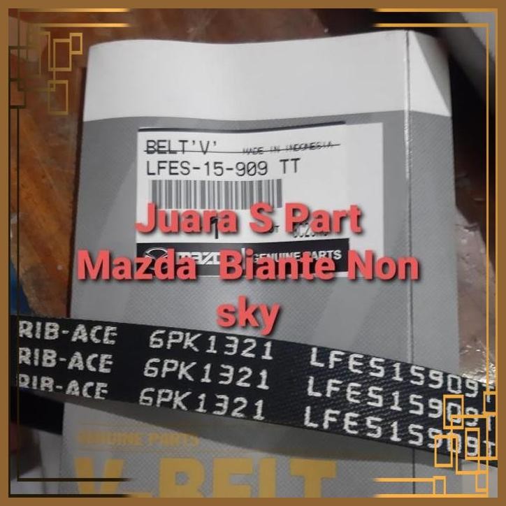 [JS55] FANBELT ALTERNATOR MAZDA BIANTE NON SKY ORIGINAL MAZDA