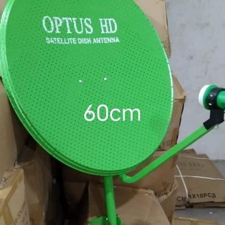 BEBAS ONGKIR - odu plat parabola optus lubang 60cm komplit