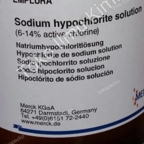 Natrium Hipoklorit for analysis - Merck - Eceran 50 ml