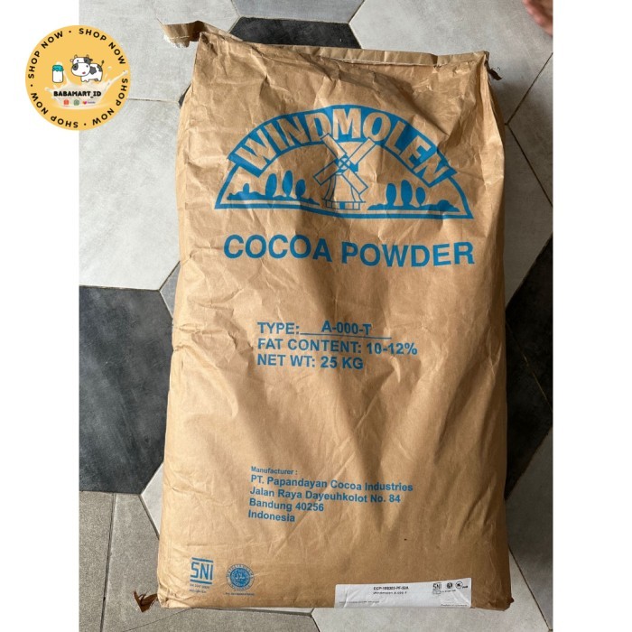 

COKLAT BUBUK WINDMOLEN COCOA POWDER 1KG ASLI 100%