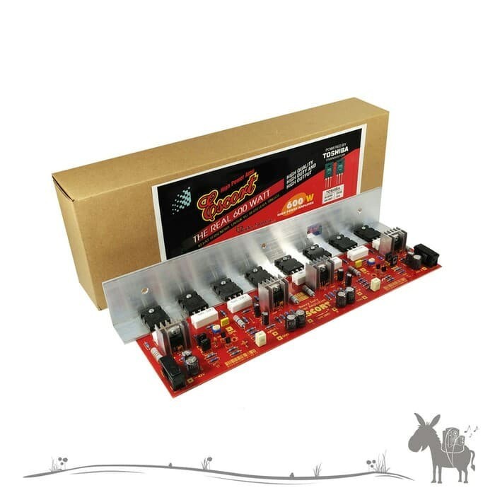 KIT Power Amplifier Stereo BELL Escort 600 TWatt
