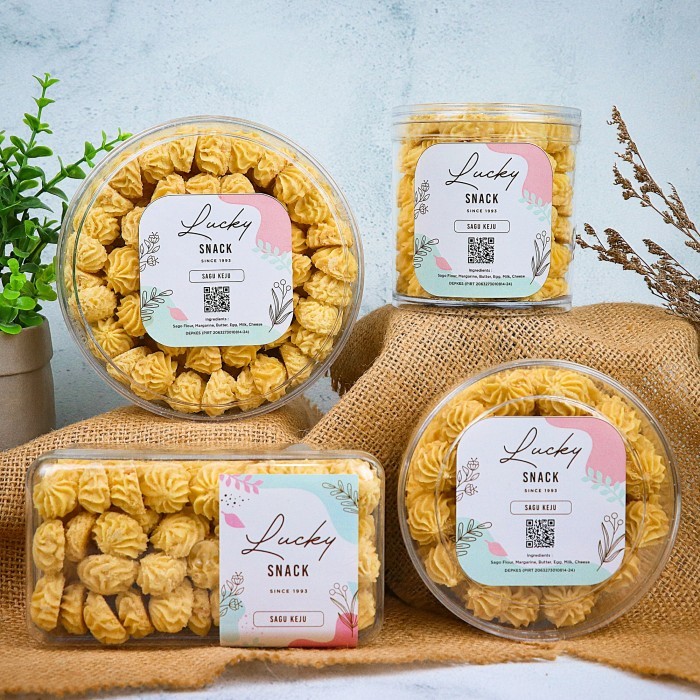 

Kue Kering "SAGU KEJU" Wisman Wijsman Toples Tabung 250 Gram