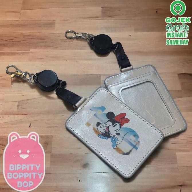 

ID Card Case Disney 100 with Pully String Tempat Kartu Pass TJ