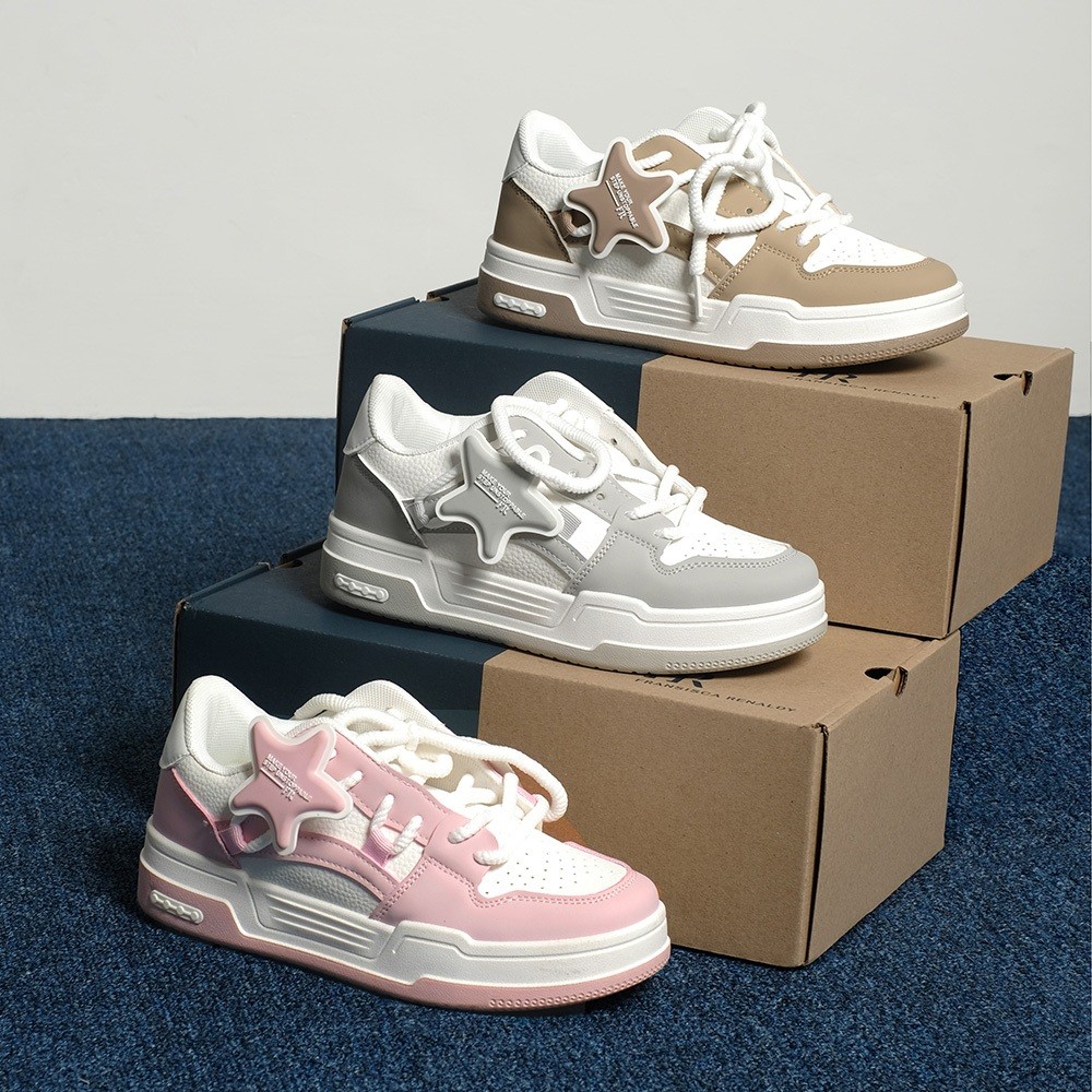 Fransisca Renaldy Sepatu Sneakers Wanita Size 36-41 Shoes Anti Slip L.Lea