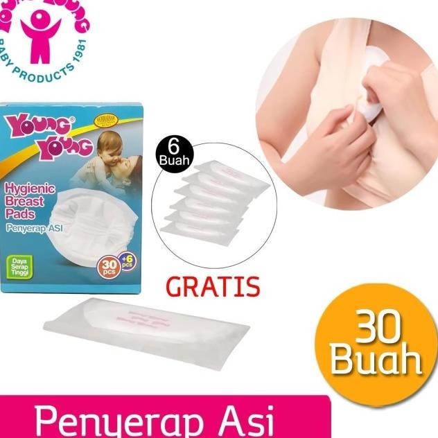

Breast Pad Hygienic Daya Serap Tinggi Merk Young Young 30Pcs