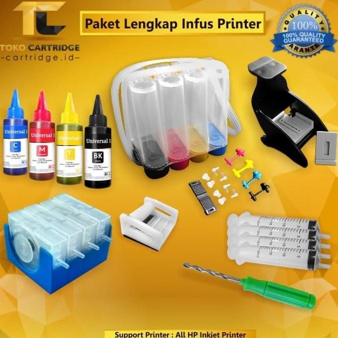 HARGA DISC - Paket Lengkap Infus Printer HP 2135 1115 1112 2767 1515 1510 2050 1050