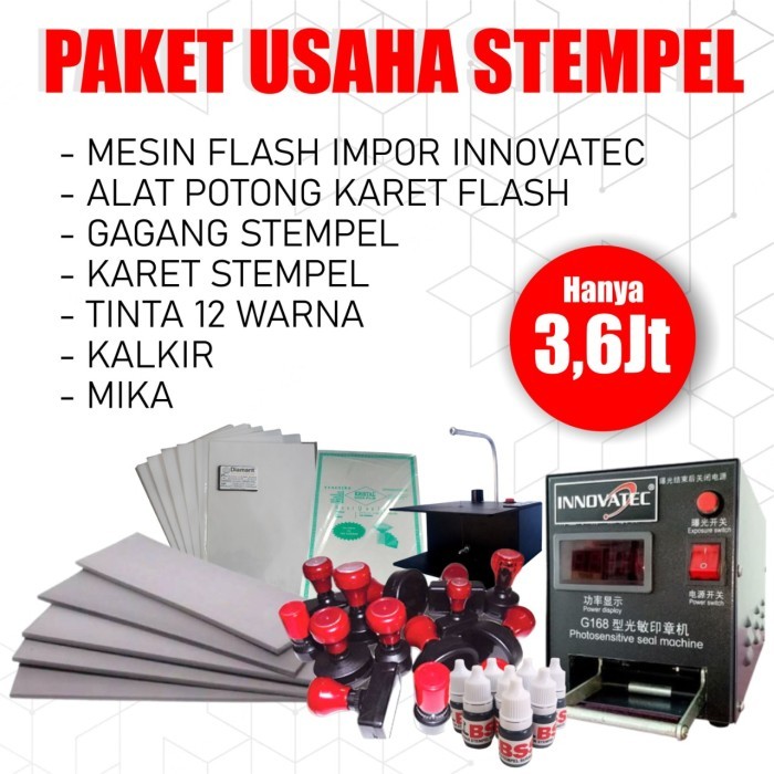 

Jual paketan usaha stempel mesin import innovatec mesin stempel flash