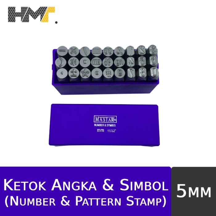 

Ketok Angka dan Simbol 5mm / Number & Pattern Stamp Punch Figure