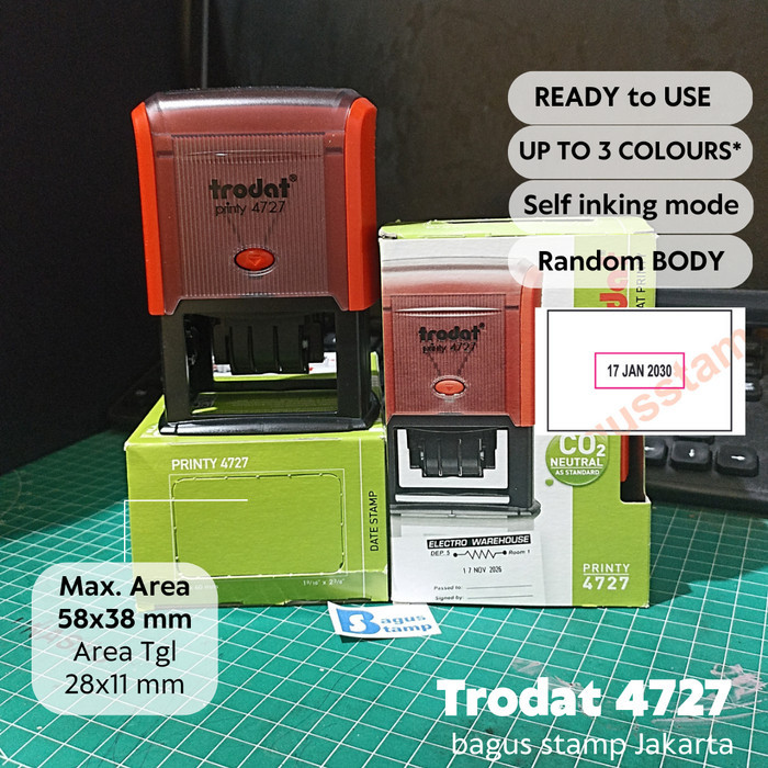 

Stempel Warna Otomatis Custom Design Trodat 4727 (Ukuran 60x40 mm)
