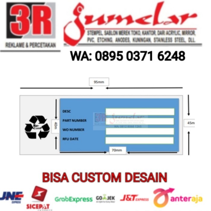 

Name Plate Anodize Uk 9,5 cm x 4,5 cm