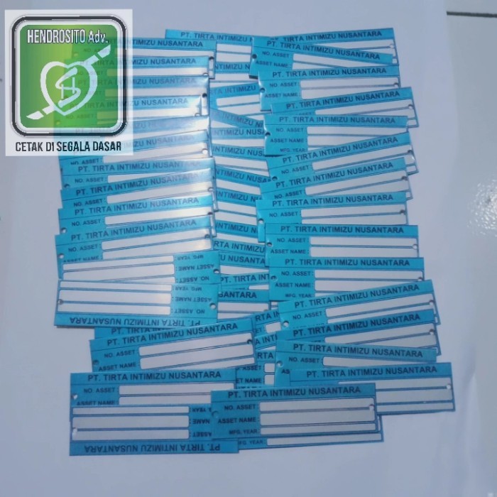 

name plate anodes custom