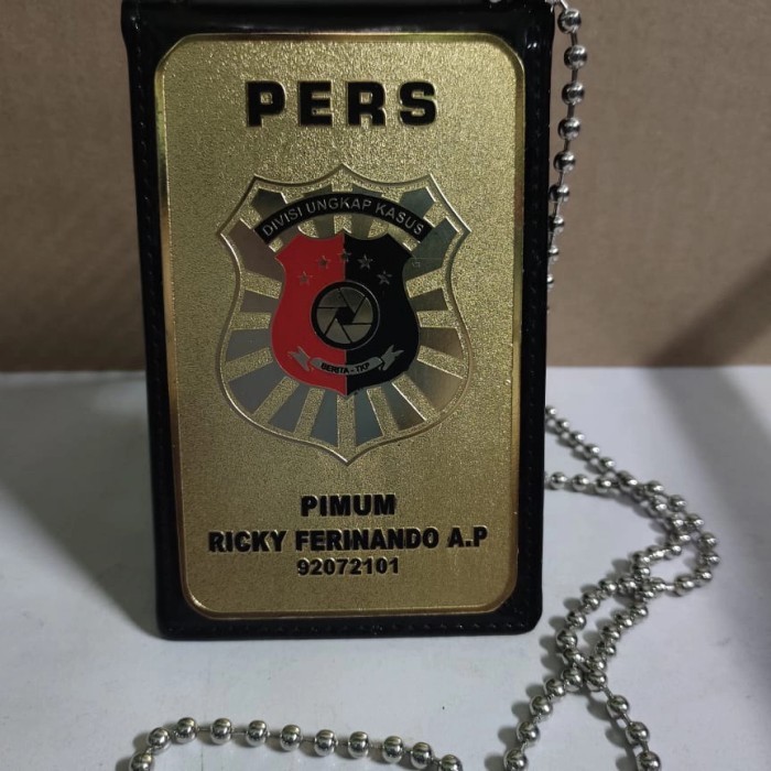 

holder/name tag/kalung lencana kta custom