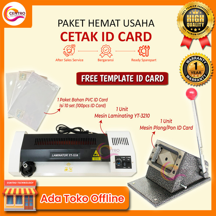 

PAKET CETAK ID CARD MANUAL DGN PRINTER INKJET MENGGUNAKAN PLONG / PON