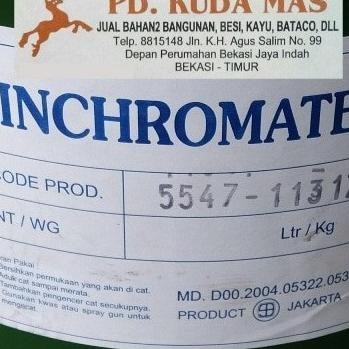 Cat Zinchromate / Cat Dasar / Meni Besi Hijau Pail 18kg