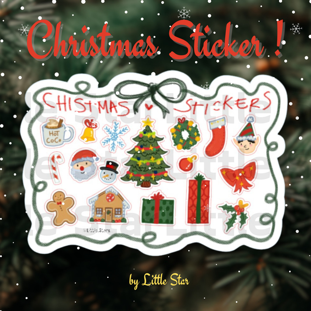 

Christmas Stickers ! ~ Little Star ~ Sticker Sheet