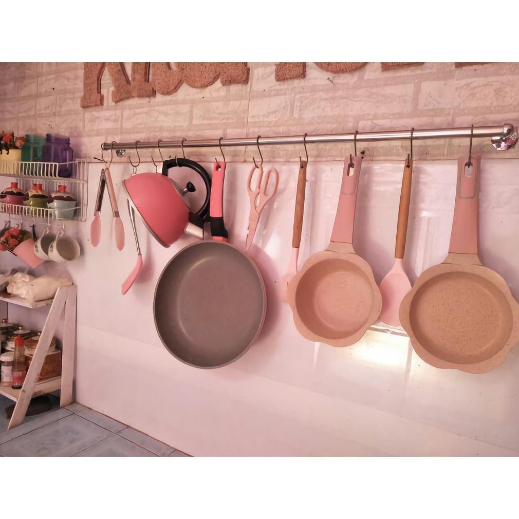 Rak Gantungan Dapur Stainless Rel Dapur Stainless Gantungan Panci