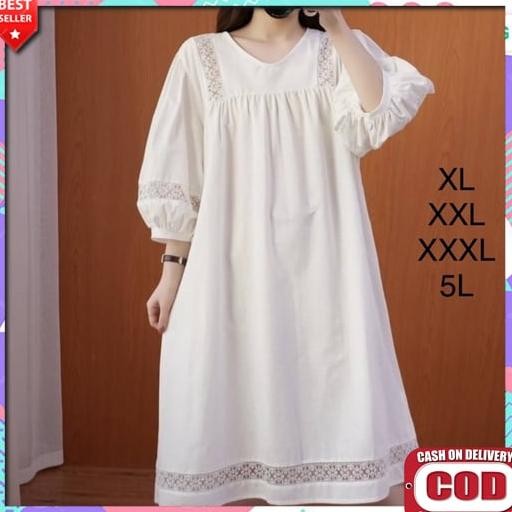 WTYU Dres Jumbo Baju Imlek Pesta Prewedd Wedding Dress Kekinian Busui Mewah Kasual Kondangan Baju Ch