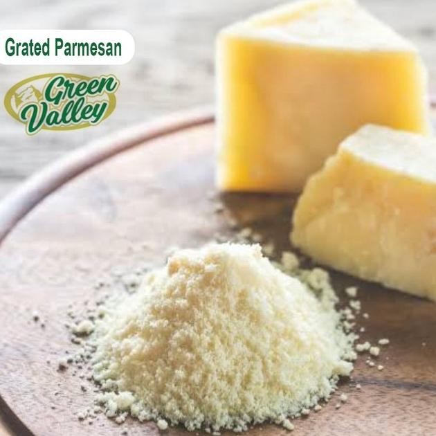 

Green Valley - Grated Parmesan Cheese 200 Gr / Keju Parmesan Pouch