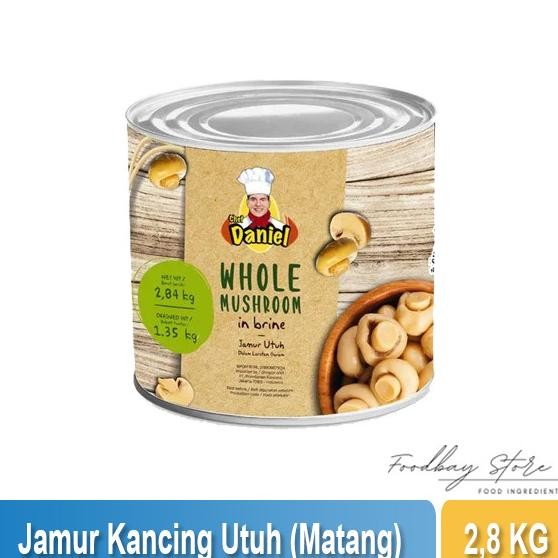 

Chef Daniel - Whole Mushroom In Canned 2,8 Kg / Jamur Utuh