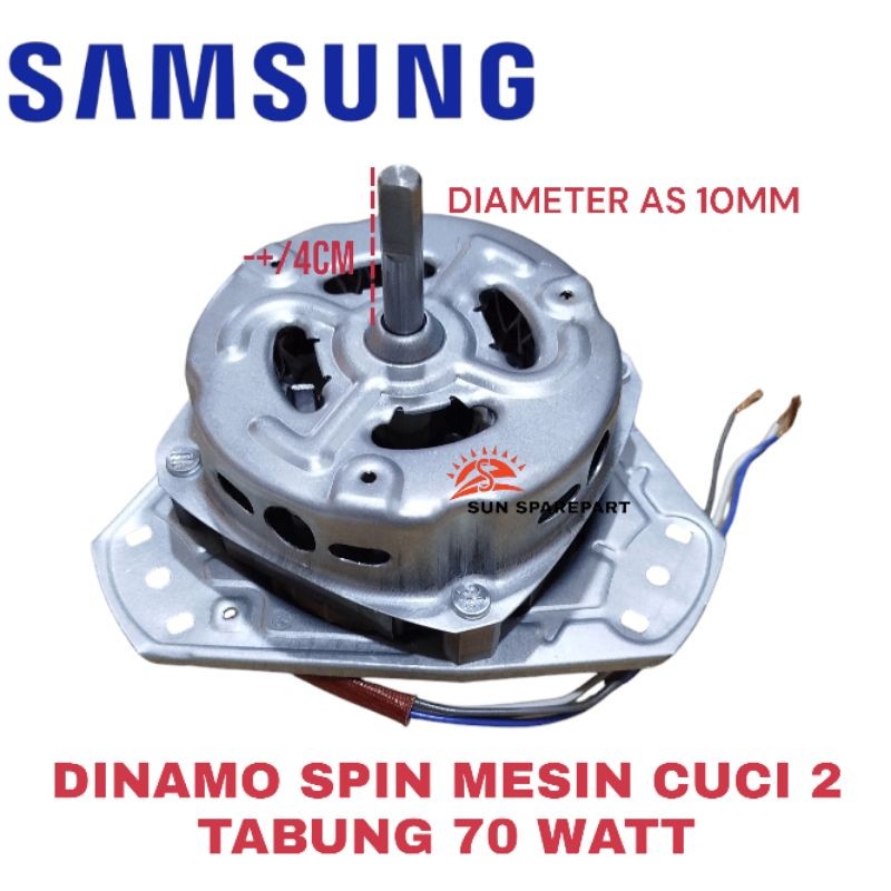 Dinamo mesin cuci Samsung 2 tabung dinamo spin pengering mesin cuci  70watt