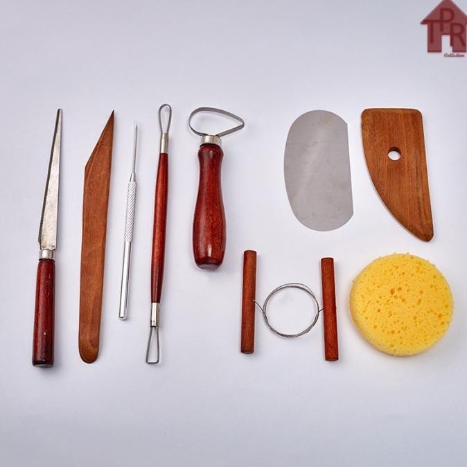 

Butsir Set / Alat Ukir Clay / Pottery Modelling Tools - 9Pcs.- Merah Original Dan Terpercaya