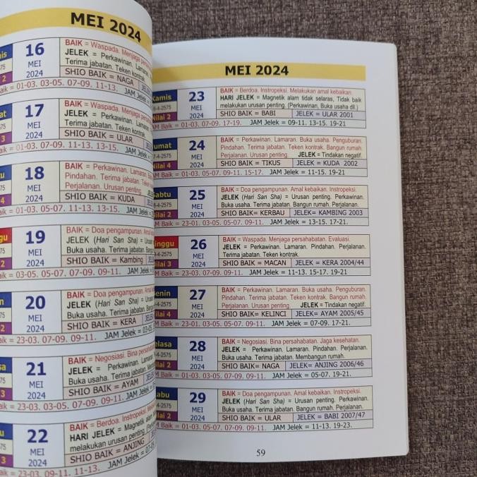 

Almanak Feng Shui 2024 Mas Dian Mre - Kalender Fengshui Original Dan Terpercaya