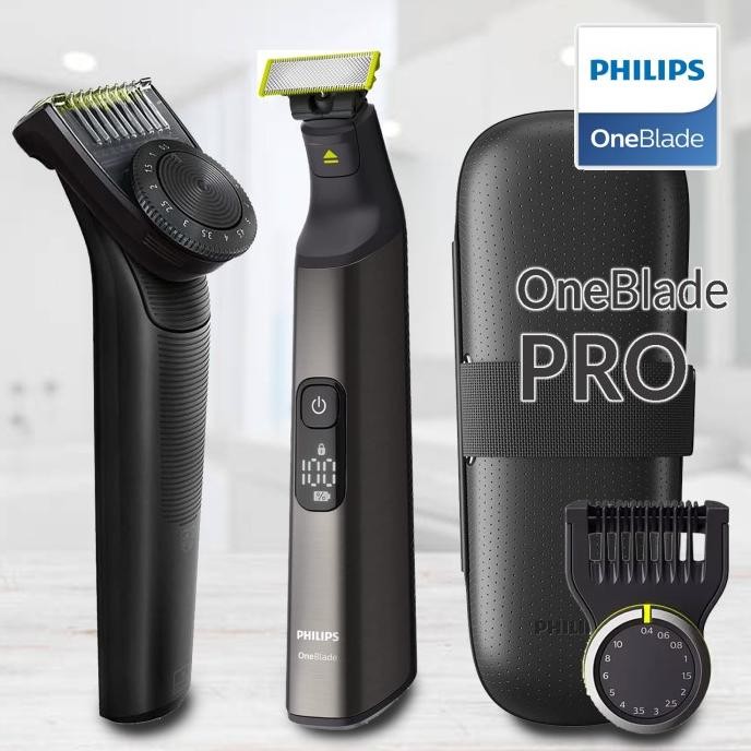 BEBAS ONGKIR - Philips OneBlade Pro, Rechargable Trimmer & Shaver