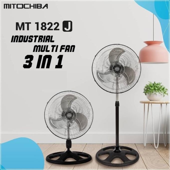 

TERSEDIA KIPAS MULTIFUNGSI MITOCHIBA 18 INCH BALING BESI INDUSTRIAL FAN MT-1822