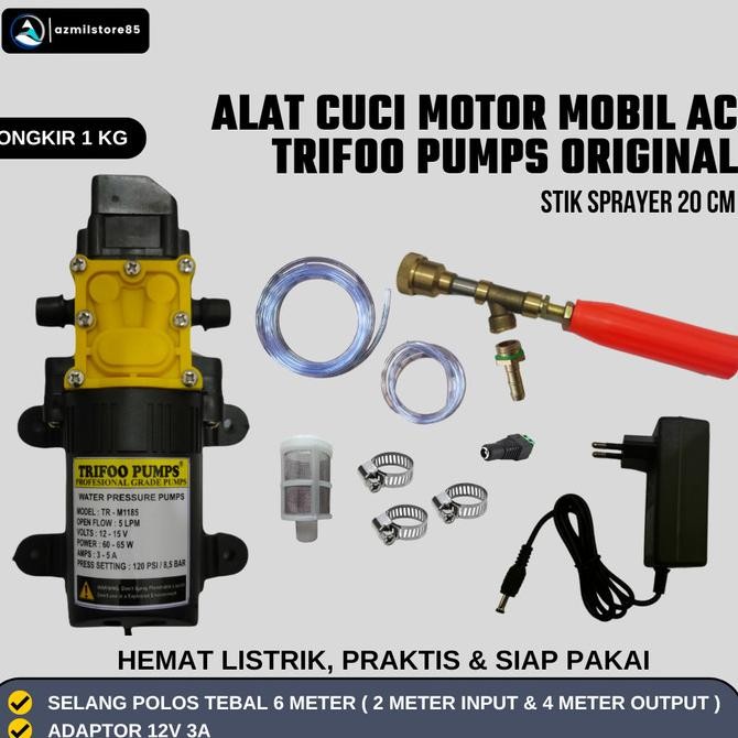 TERLARIS - PAKET CUCI MOTOR / JET WASH / AC / MESIN STEAM DINAMO PUMP