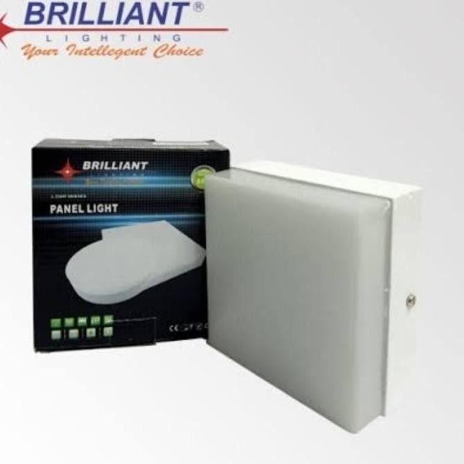 HARGA DISC - BRILLIANT Downlight Panel Kotak 18watt Lampu Led Kotak Tempel plafon