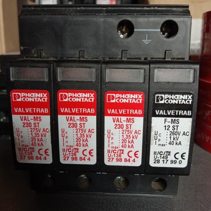 [ Tt88 ] Arester Phoenik Contact 4 Pull 275V Ac  Ready