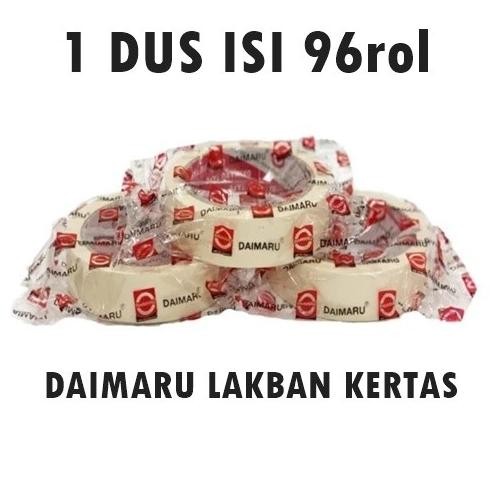 

NEW DAIMARU Lakban Kertas 1 DUS isi 96 rol
