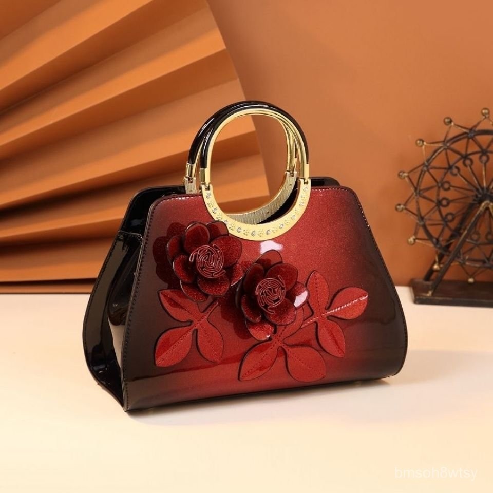 Tas Bahu Baru untuk Wanita, Tas Tangan Ibu-ibu untuk Orang Setengah Baya Gaya Korea Elegan Semua Coc