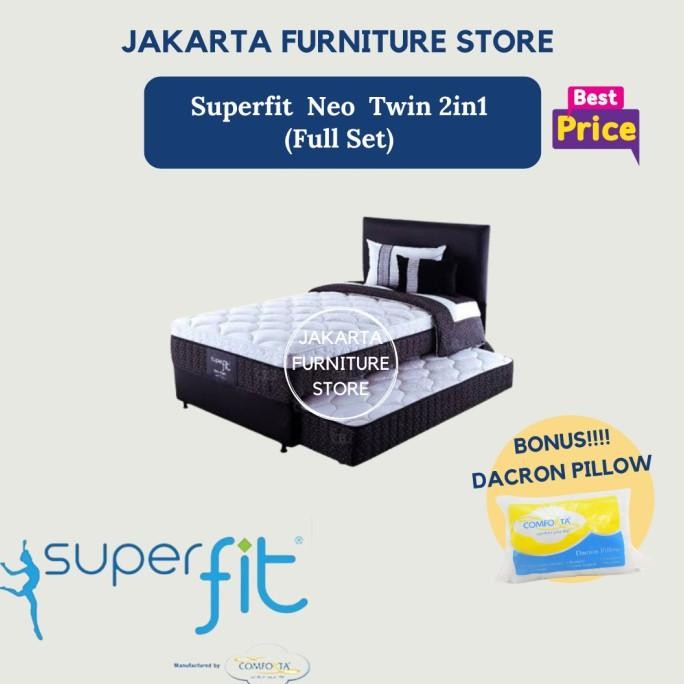 Springbed Comforta Superfit 2in1 Neo Twin uk.120x200