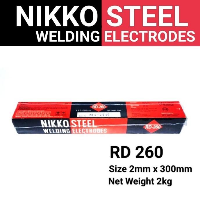 PROMO Kawat Las Listrik / Elektroda Nikko RD 260 size