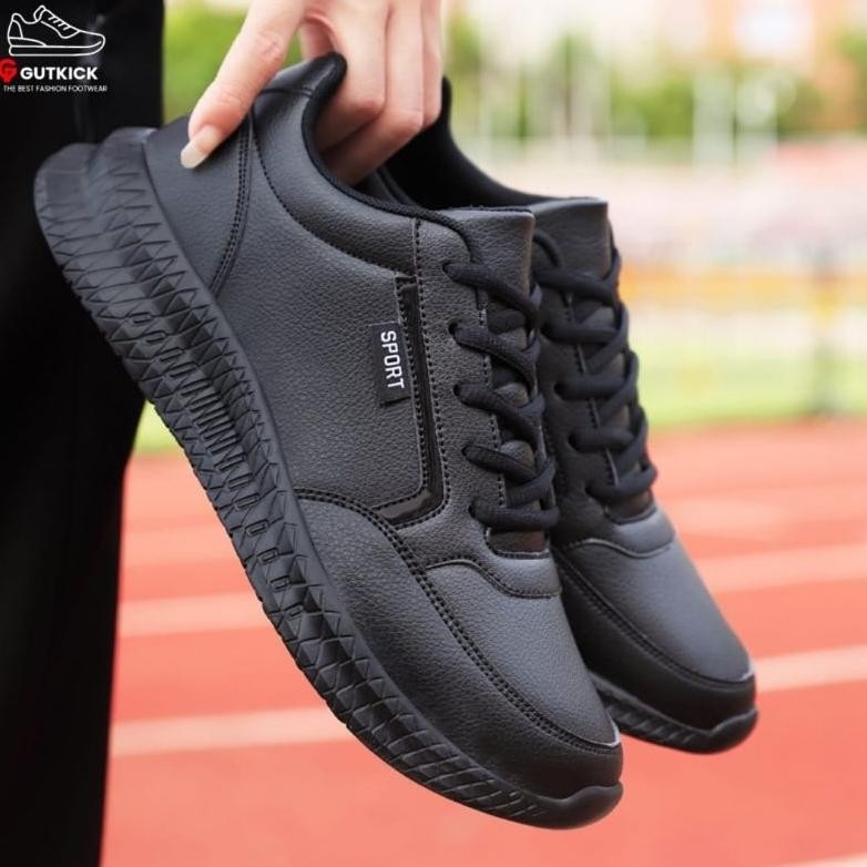 Sepatu Sekolah Anak Perempuan Hitam Polos Paud Tk Sd Ukuran 33-37 Sepatu Anak Cewek