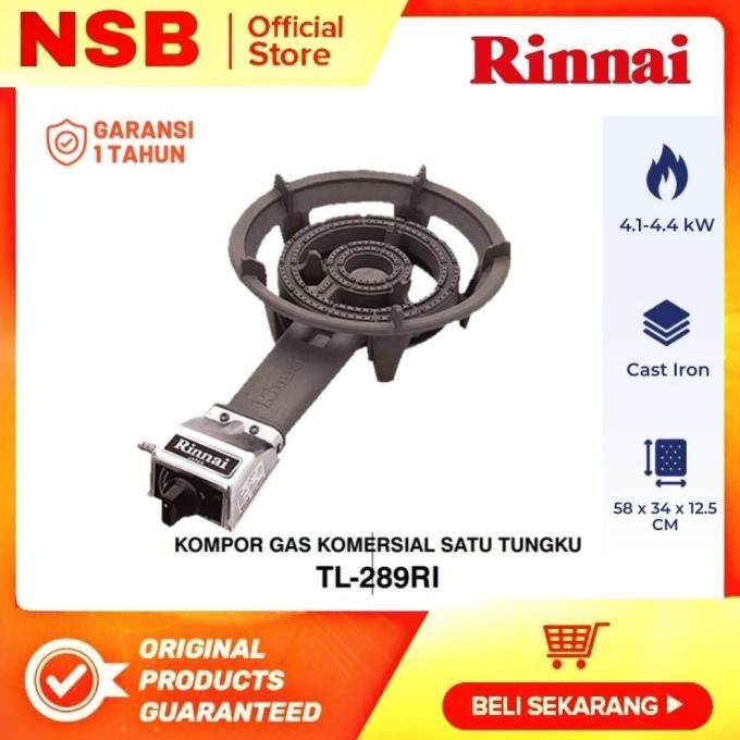 Rinnai Kompor Mawar TL-289RI 1 Tungku