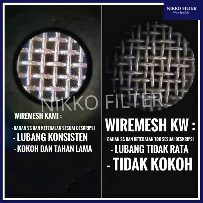 Wire Mesh Saringan SS 316 #80 ,100, 120