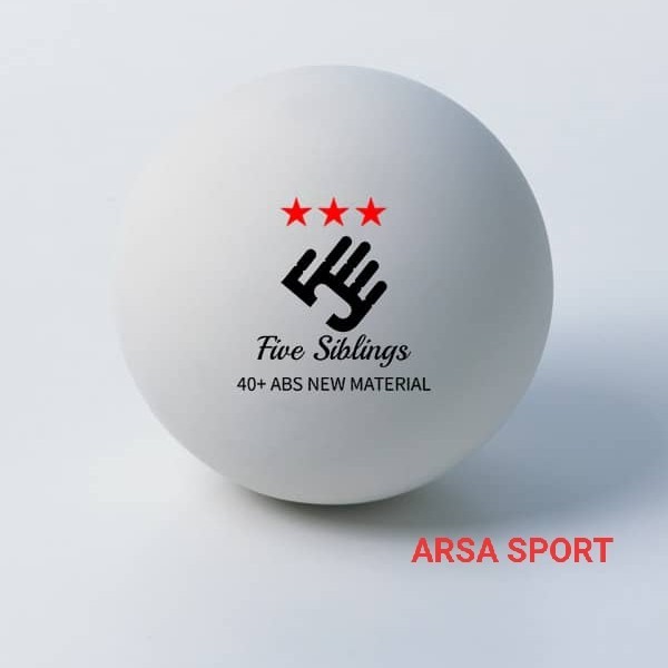 Diskon Bola Pingpong 100 Pcs Five Siblings Bola Latihan Tenis Meja Pingpong